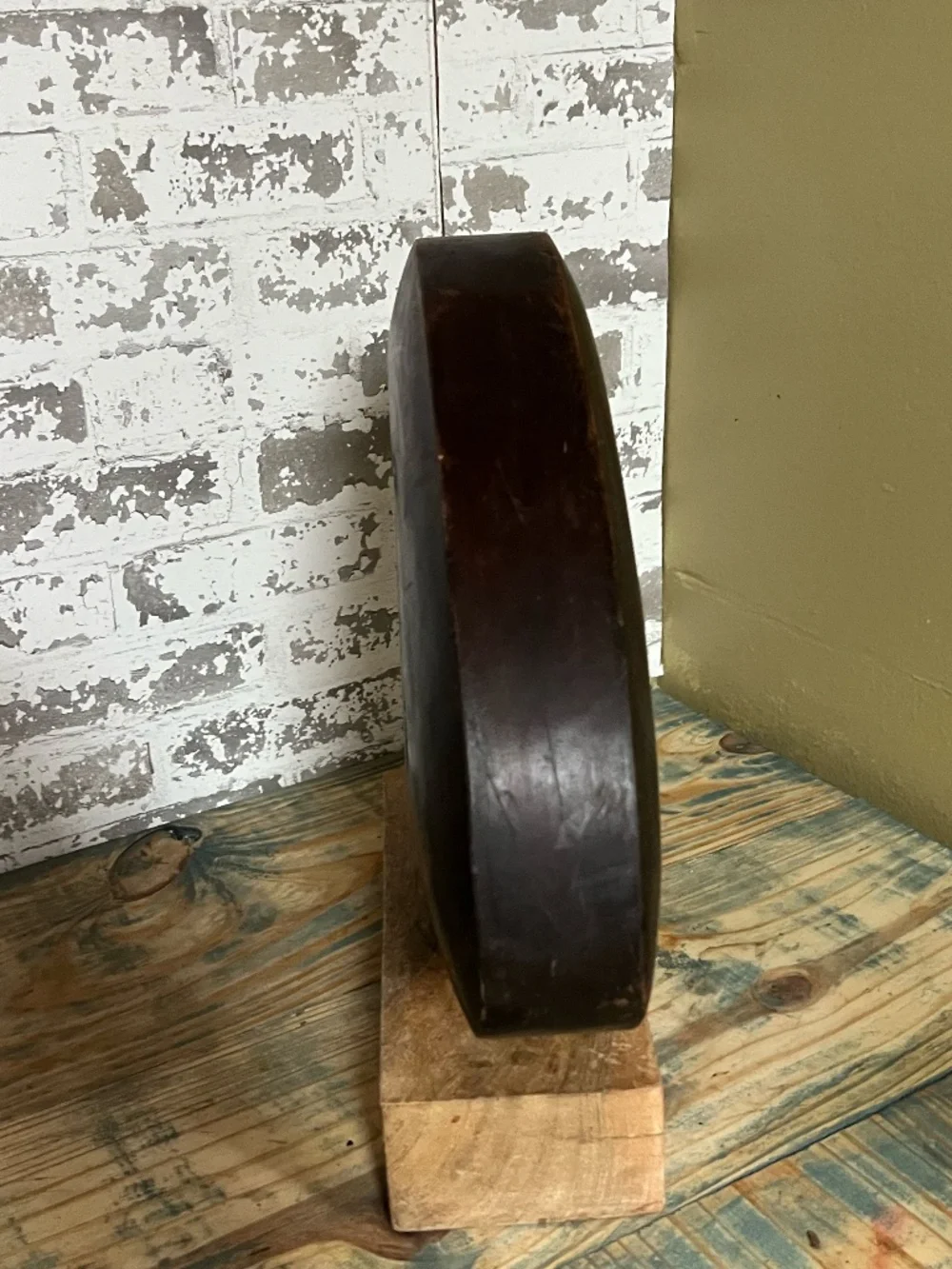 Handmade Solid Teak Wood Abstract Art Centerpiece